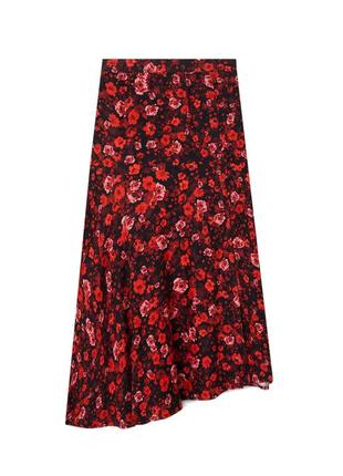 Новая очень красивая юбка в цветочек stradivarius размер м3 фото
