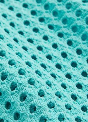 H&m ажурное вязаное платье - туника кроше crochet6 фото