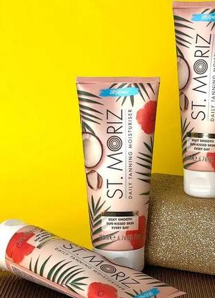 Увлажняющий лосьон для постепенного загара st moriz professional coconut tanning1 фото