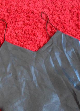 Макси платье длинное из органзы синее на брительки tally weijl-s-ка5 фото