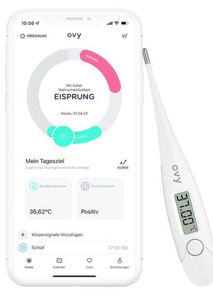Базальный термометр ovy для отслеживания овуляции
