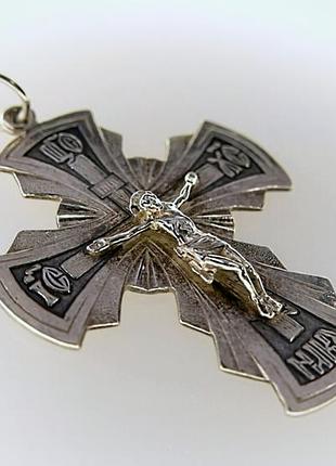 Крестик серебро новый2 фото