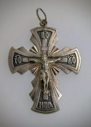 Крестик серебро новый3 фото