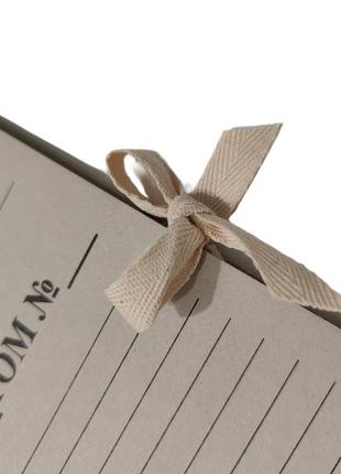 Архівна папка мо 320*230мм з титулкою на зав'язках, корінець 40мм + планка для підшивання документів