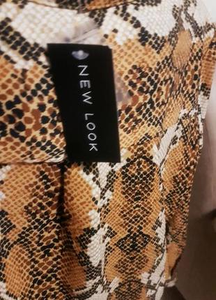 Шикарная стильная блуза принт змея3 фото
