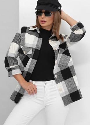 Рубашка из пальтовой ткани