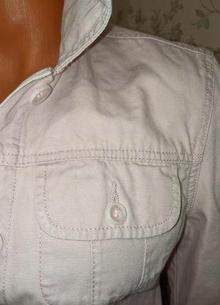 Курточка котонові нюдовый колір2 фото