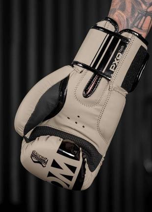 Боксерские перчатки phantom apex sand 14 унций (капа в подарок)5 фото