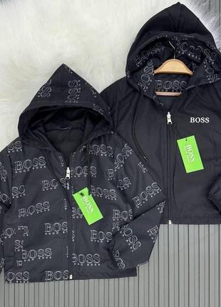 Детская двусторонняя ветровка hugo boss