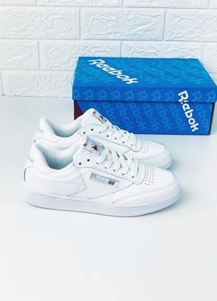 Кроссовки кеды женские подростковые reebok classic рибок класик рібок ...