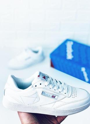 Кроссовки кеды женские подростковые reebok classic рибок класик рібок ...