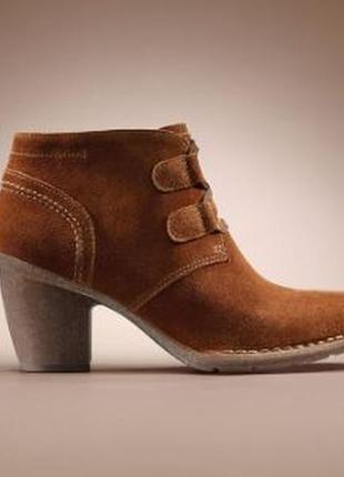 Р.37,39, 39.5,41 clarks замшеві черевики оригінал4 фото