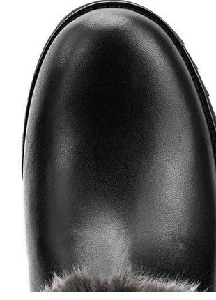 Р.36, 37, 37.5   clarks зимние кожаные сапожки . оригинал5 фото
