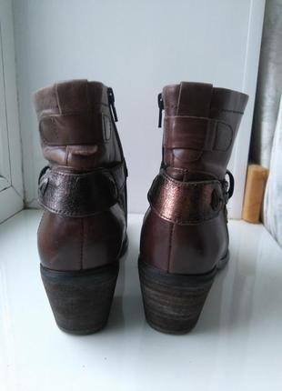 Добротные кожаные французские батильоны козаки ботинки mam'zelle р.376 фото