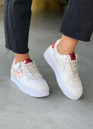 Кросівки nike air force 1 shadow echo pink gym red кроссовки