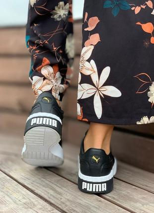 Кроссовки puma cali black white  кросівки кеди кеды7 фото