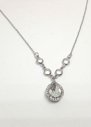 💑 ніжне кольє з кристалами від дорогого бренду johnny loves rosie london оригінал