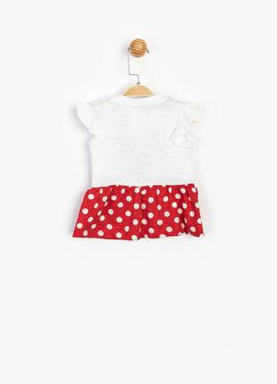 Сарафан minnie mouse disney 9-12 месяцев ( 74-80 см) разноцветное mn155452 фото