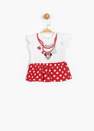 Сарафан minnie mouse disney 9-12 месяцев ( 74-80 см) разноцветное mn15545