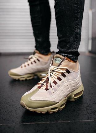Кросівки nike 95 sneakerboot "beige" кроссовки