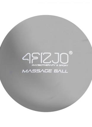 Массажный мяч 4fizjo lacrosse ball 6.25 см 4fj0321 grey1 фото