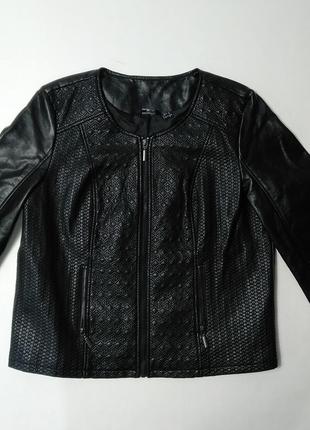 Курточка женская esmara экокожа черная,42eur