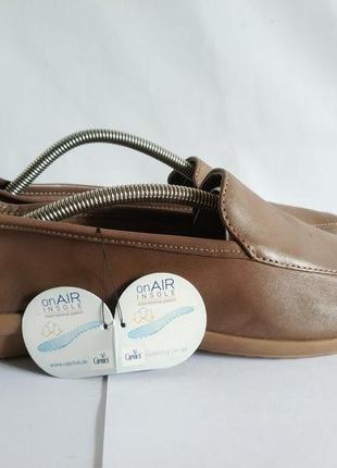Нюанс! жіночі шкіряні туфлі мокасини з дихаючої підошвою німецького бренду caprice2 фото