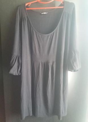 Черная туника английского бренда evans  р.20