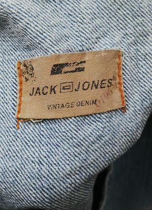 Джинсовая винтажная  футболка,рубашка,блуза из плотного джинса. jack & jones3 фото