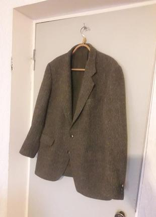 Твидовый пиджак harris tweed оригинал