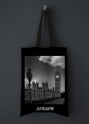 Шопер, тканинна еко-сумка clew "лондон"