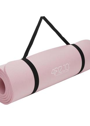 Коврик (мат) спортивный 4fizjo nbr 180 x 60 x 1.5 см для йоги и фитнеса 4fj0370 pink6 фото