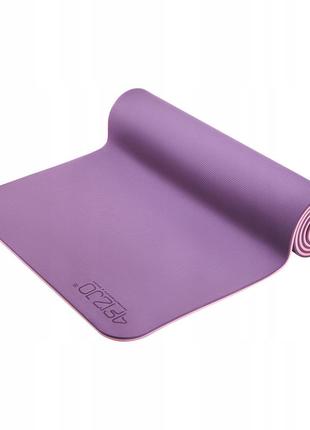 Коврик (мат) спортивный 4fizjo tpe 180 x 60 x 0.6 см для йоги и фитнеса 4fj0388 violet/pink10 фото