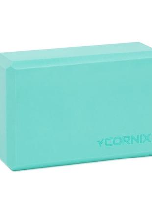 Блок для йоги cornix eva 22.8 x 15.2 x 7.6 см xr-0100 mint