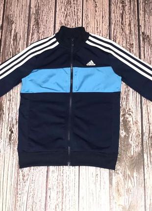 Фирменная кофта adidas для мальчика 9-10 лет, 134-140 см2 фото