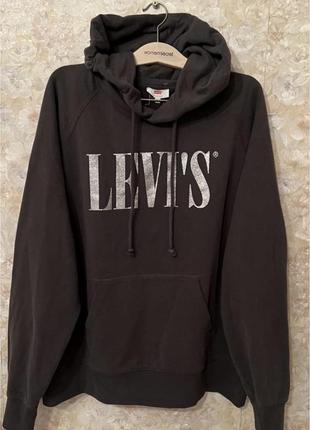 Толстовка с капюшоном худи levi’s