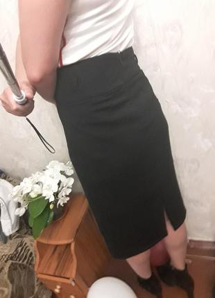 Кашемировая юбка карандаш2 фото