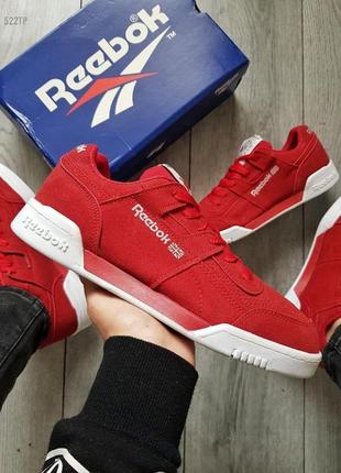 Кроссовки мужские reebok classic красные/белые (рибок классик, кросівки)1 фото