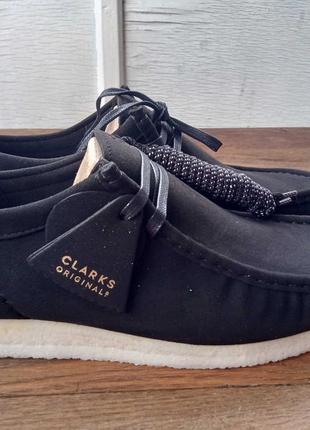Clarks originals wallabee vegan ботинки 28,5 см, новые в коробке