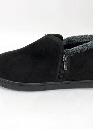 Ботинки на осень утепленные. размер 41, обувь зимняя рабочая для мужчин. ns-513 цвет: черный7 фото