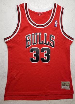 Баскетбольная майка mitchell and ness pippen chicago bulls