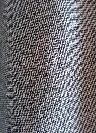 Бриджи брюки капри льняные коттоновые хлопковые в гусинную лапку 48 размера. 6