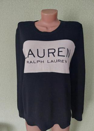 Коттоновый свитер джемпер ralph lauren5 фото