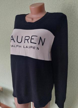Коттоновый свитер джемпер ralph lauren6 фото