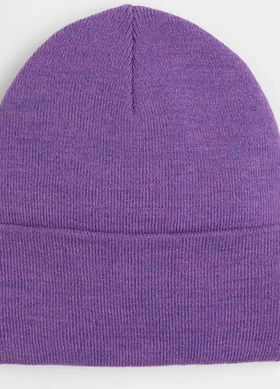 H&amp;m шапка фиолетовая1 фото