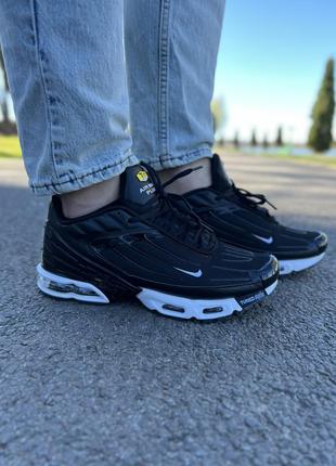 Кроссовки nike air max plus 3 black👟