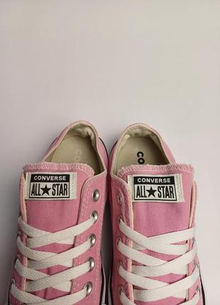 Converse 38, розовые низкие кеды5 фото