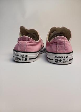 Converse 38, розовые низкие кеды4 фото