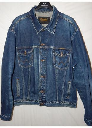 Джинсовая куртка wrangler w41001 denim trucker jacket