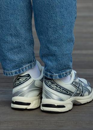 Кроссовки asics gel 1130 silver white 6